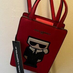 Karl Lagerfeld Iconic Red crossbody - NWT